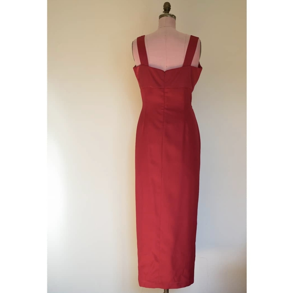 90s Red Dress Set - Picture 5 of 7